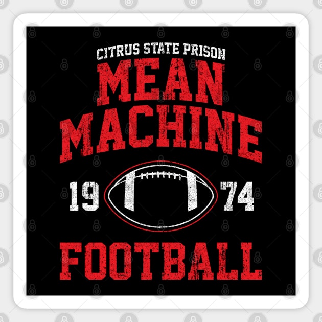 Mean Machine Football Magnet by huckblade